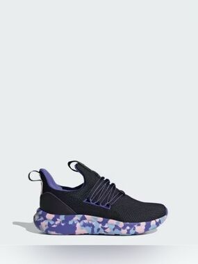 BNIB adidas Lite Racer Adapt 7.0 Kids Shoes, Black/Pink/Cobalt Blue